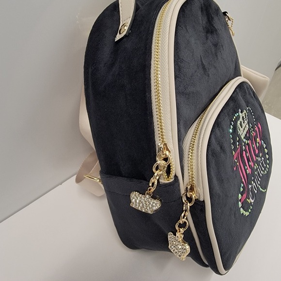 NEW! Juicy Couture Dreamy Juicy Licorice Crystal Backpack With Coin Bag Set - Picture 4 of 9